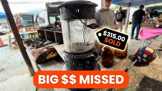 BIG MISTAKE BIG $$$ MISSED AT RABUN GAP FLEA MARKET SHOPPING FOR ANTIQUES AND VINTAGE COLLECTABLES