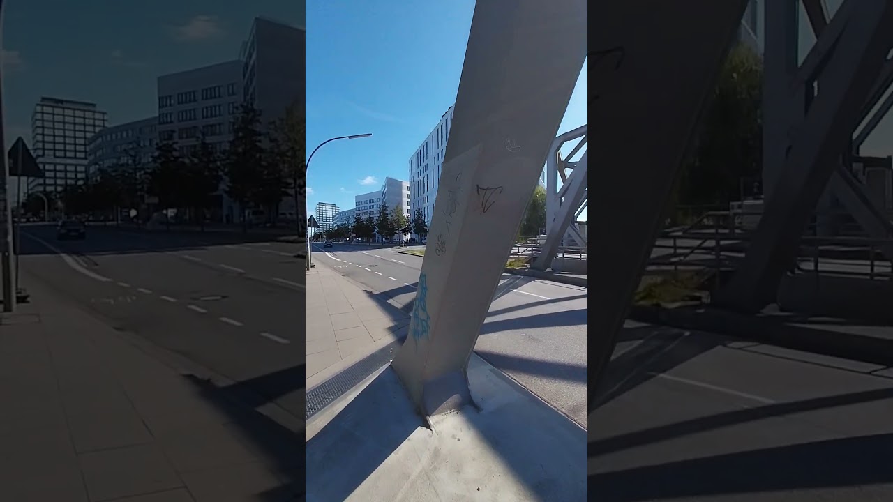 WALK IN HAMBURG. STREET LIFE. GERMANY TODAY.