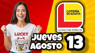 Resultado Loteria De Bogota Jueves 13 De Agosto 2026