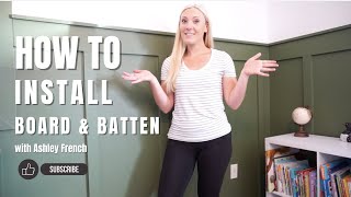 How to Install Board and Batten  DIY Accent Wall