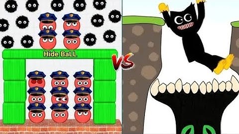 Hide Ball Brain Teaser vs Huggy Story | Satisfying ASMR Gameplay | Android iOS Games | Relaxing