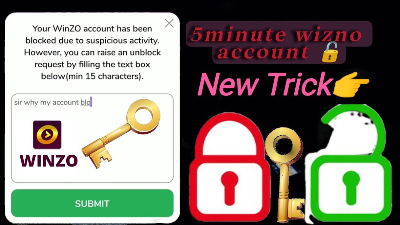 Winzo Account Unblock Kaise Kare | Winzo App Blocked Problem Solve |
