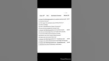 8th Standard | Social Science | FA-1 | Question paper #FA-1 #9thStandard #Social #Questionpaper