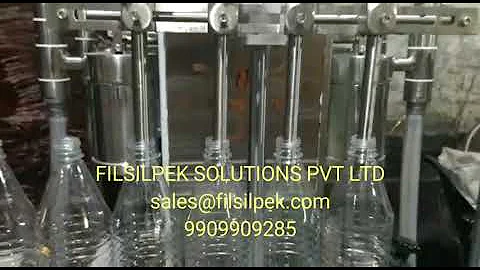 Automatic #oil #filling and #capping machine, #oilfillingmachine - Filsilpek - 919054294961