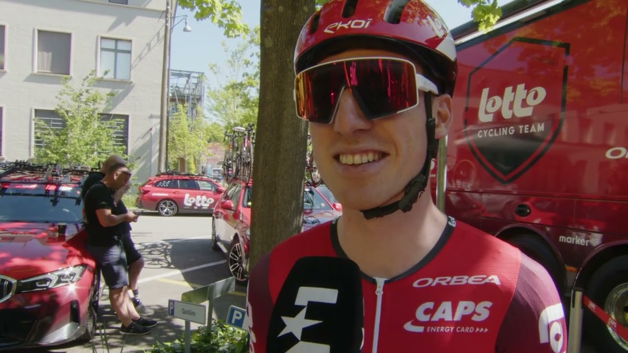 Milan Menten - Interview at the start - Stage 1 - Tour de Romandie 2025