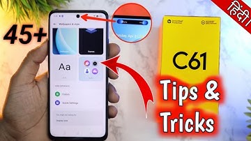 Realme C61 Top 45+ Amazing Features| AI Features | Tips and Tricks ⚡ in हिंदी।