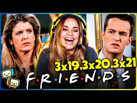 FRIENDS (1996) Season 3 Episodes 3x19, 3x20, 3x21 Reaction! | First Time Watch!