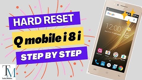 Qmobile I8I Hard Reset || Pattern Remove Without PC | 2023
