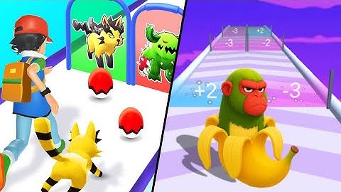 Monster Squad Rush | Brainloop Merge Run / All Level Gameplay: Android,iOS