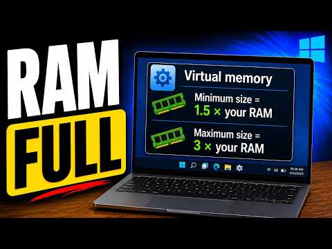 Optimize Virtual Memory the Right Way (Windows 10 & 11 Guide)