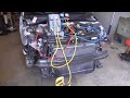 How to recover R134a refrigerant from a car