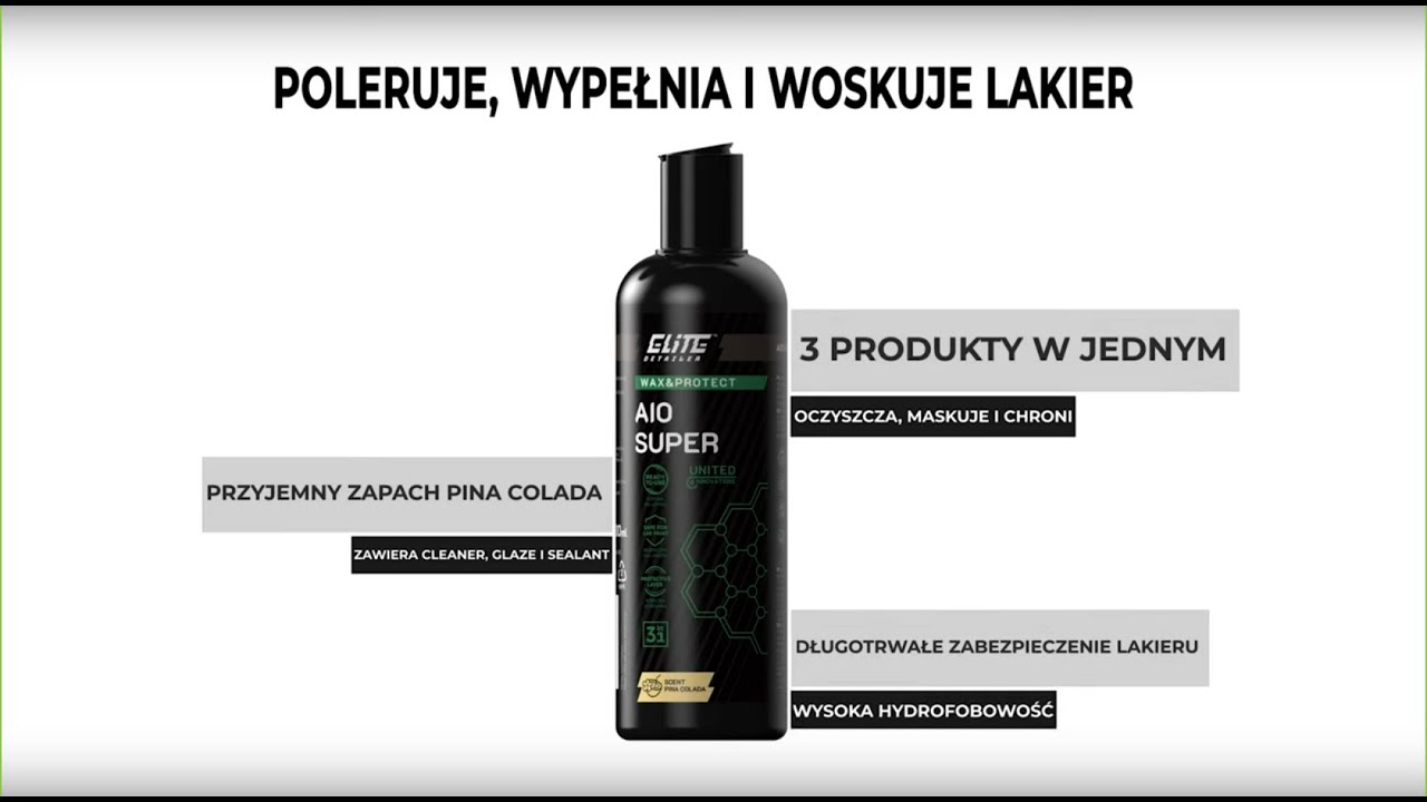 Cleaner, glaze i sealent w jednym AIO Super | Elite Detailer