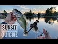 Bass fishing with a gurgler mouse fly