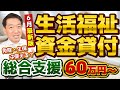 【生活資金貸付 : 60万円】非課税でなくても申請可能/ 低所得者/ 高齢者/ 障害者世帯/ 生活支援・再建費/ 福祉・就学支援費/ 保証人不要/ 免除と生保は利用できる？〈24年6月時点〉