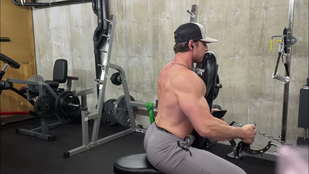 Chest Supported Cable Row (upper back) YouTube