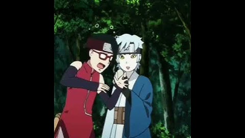 Mitsuki and sarada funny moment 🤣 #borutoanime  #sarada #mitsuki