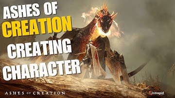 Ashes of Creation Making my First CHARACTER!