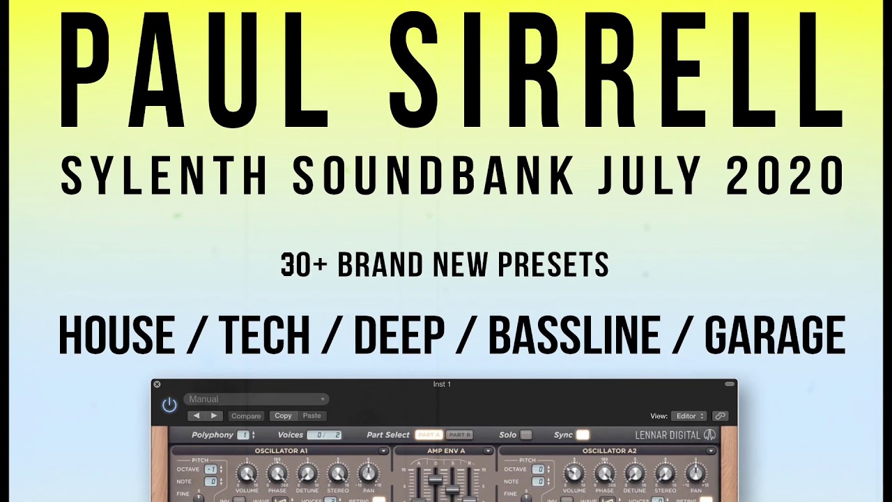 Lennar Digital Sylenth Soundbank Summer 2020