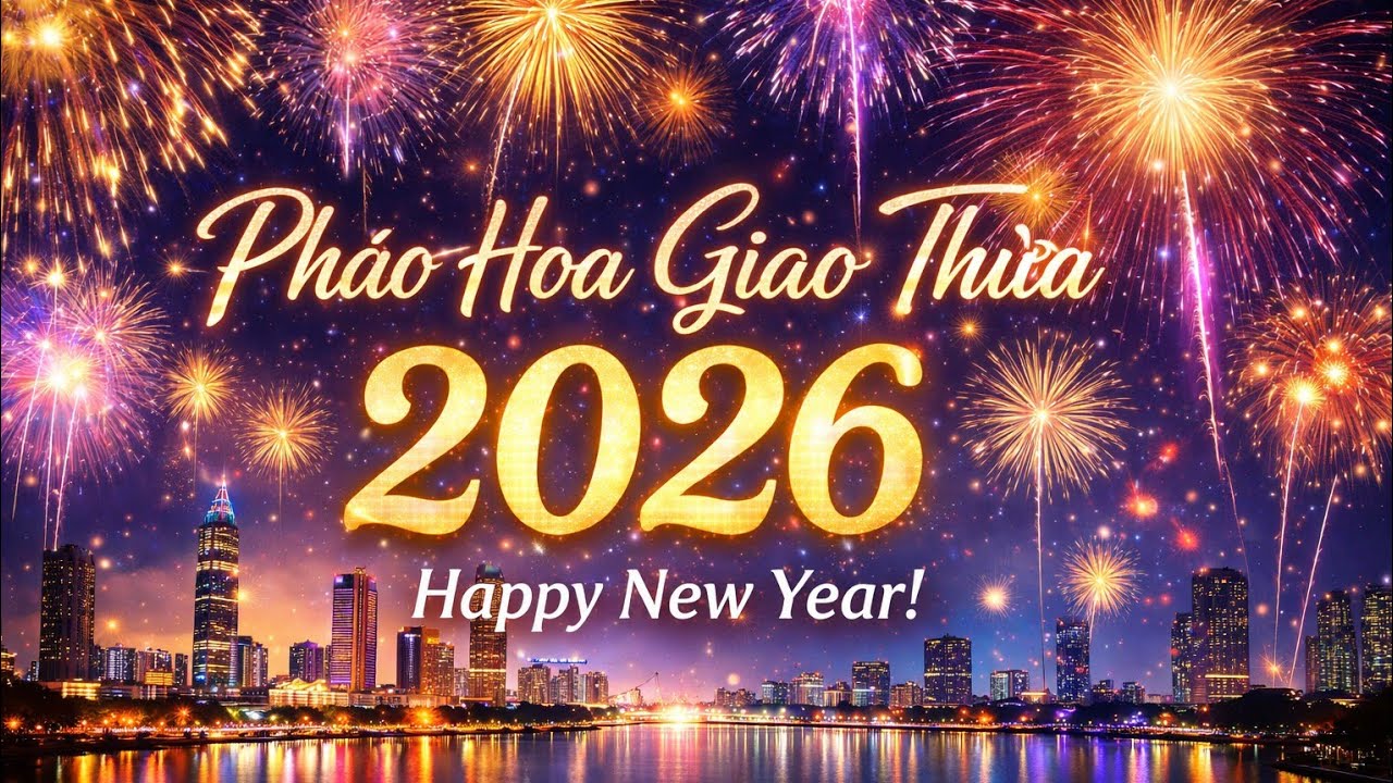 Pháo Hoa Giao Thừa Rực Rỡ – Chào Xuân 2026 An Lành #NewYear2026 #SpringVibes #PeaceAndJoy #PháoHoa