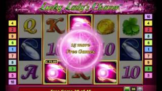 lucky lady charm de ranura en línea, el triple de giros gratis en high stakes! screenshot 2