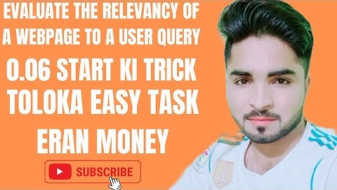 Evaluate the relevancy of a webpage to a user query] 0.06 Start ki Trick