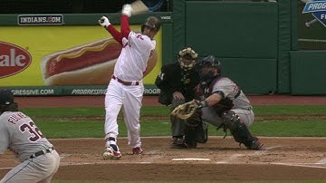 DET@CLE: Brantley puts Indians on top with RBI single