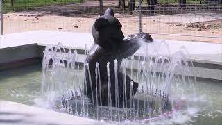 Открыть фонтан «Мишка» в Первомайском сквере обещают ко Дню города