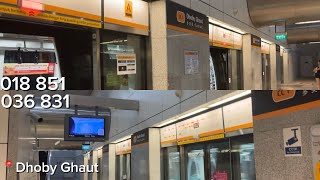 {SMRT] Alstom Metropolis C830 [831] & C830C [851] @ CC1 Dhoby Ghaut
