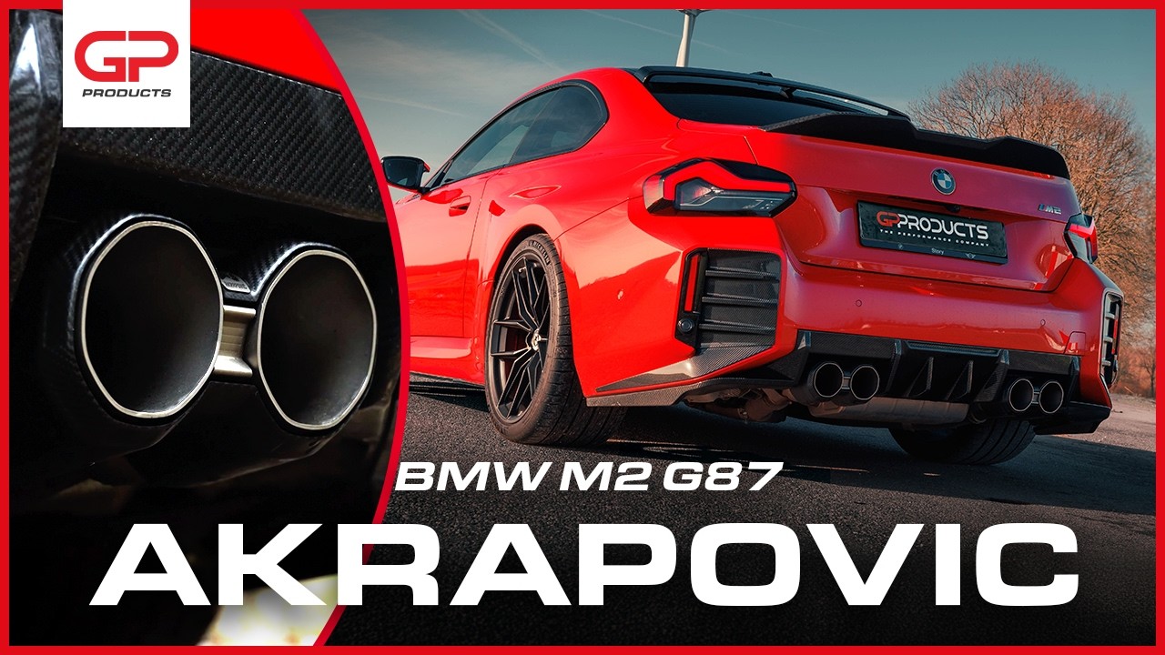 BMW M2 G87 with AKRAPOVIC Slip-On Exhaust🔥 - Product Highlight - YouTube