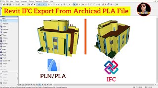 | Revit IFC file Export into Archicad PLA format | Archicad tutorial 2022 | rkvideo1 |