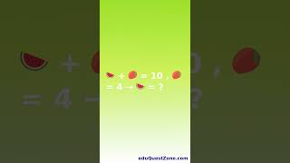 Emoji Math Quiz 🤯 | 5 Brain Teaser Puzzles in 42 Seconds #shortsquiz #shortvideo #short