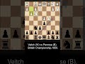 Jonathan Penrose wins with a surprising Queen's Hunt #chess