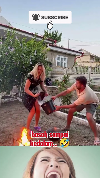 sampai basah ke dalam.. 🤣🤣#videoshort #funny #ngakak #lucu
