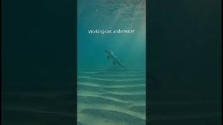 How Mermaids Workout Underwater 🧜🏻‍♀️