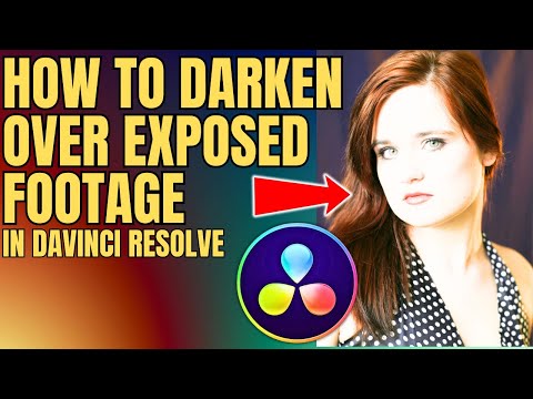 How To Darken Overexposed Video In Davinci Resolve   Fix Exposure