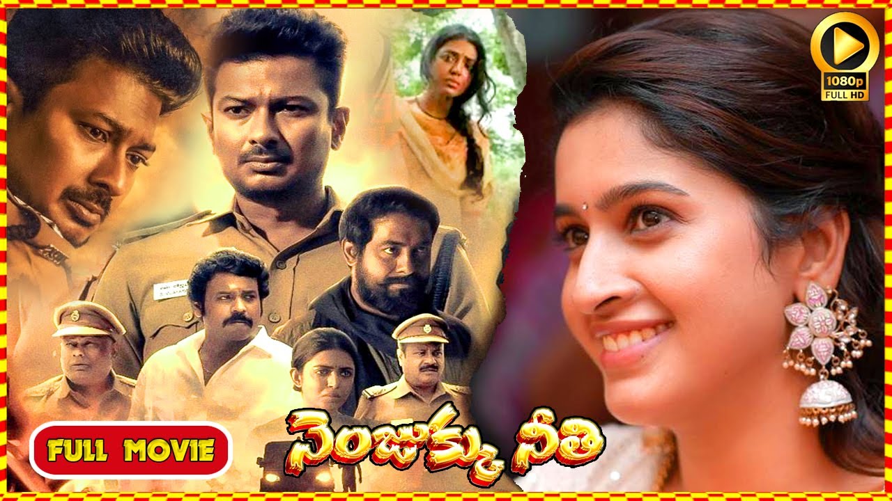 Udhayanidhi Stalin Tanya Ravichandran  Shivani  Crime Movie  Nenjuku Needhi  manacinemalu