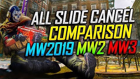 SLIDE CANCEL COMPARISON FROM MW2019 TO MW3