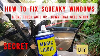 How to FIX window SQUEAKING | DIY | Car window getting STUCK | Best solution | Quick fix | JRS Cars