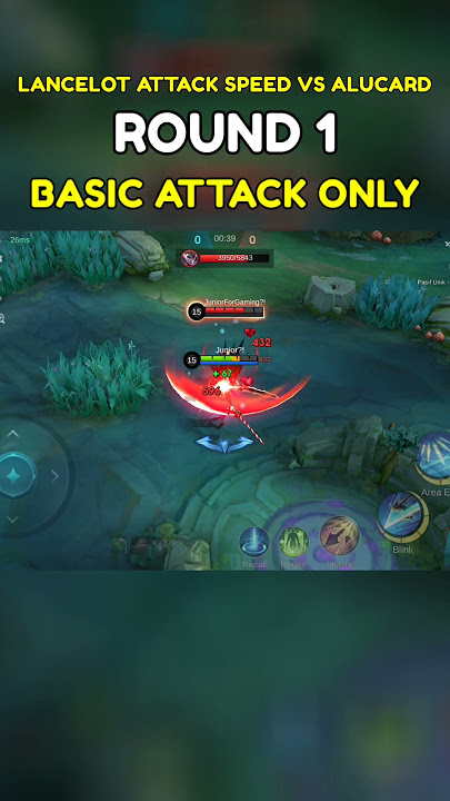 MLBB - LANCELOT ATTACK SPEED VS ALUCARD - ROUND 1 - WHO WILL WIN?