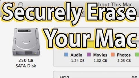 How to Securely Erase Mac HDD - Mac OS X 
