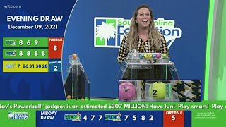 Hasil undian lotere SC malam hari untuk tanggal 9 Desember 2021