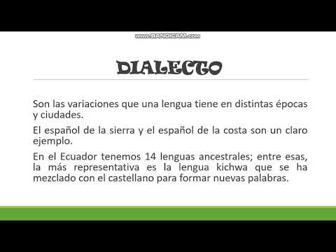Dialectos Del Ecuador Youtube