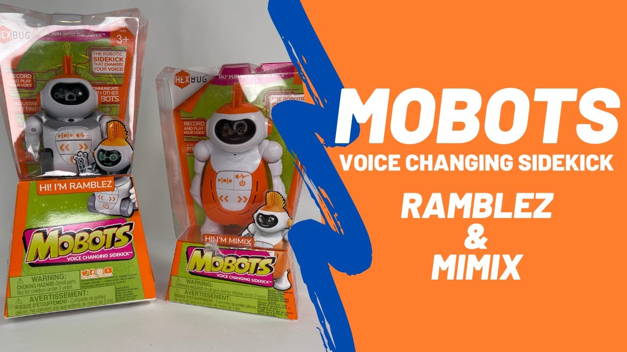 HEXBUG MOBOTS Fetch Remote Control Voice Changing Sidekick Robot for sale online 