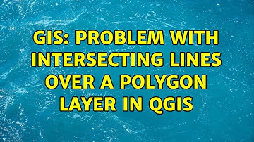 GIS: Problem with intersecting lines over a polygon layer in QGIS (2 Solutions!!)