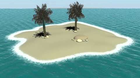 Curve Emitter Water Foam