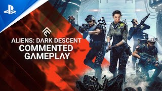 Aliens: Dark Descent - Commented Gameplay Trailer | PS5 \& PS4 Games