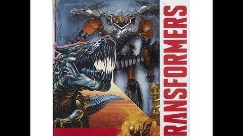 Transformers 4 Age of Extinction Leader Class Grimlock Review