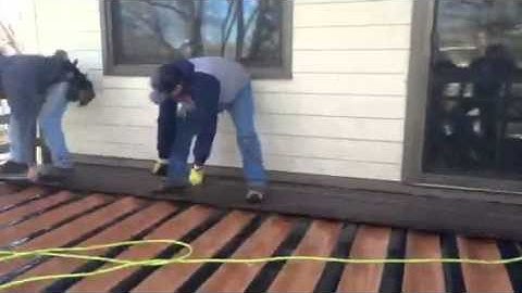 Deck Installation Time Lapse Video
