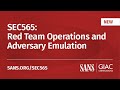 Learn about sec565 red team operations and adversary emulation