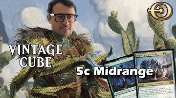 Playing ALLL the colors with this Green Midrange deck! | Vintage Cube | MTGO